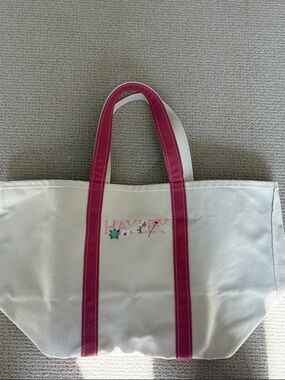 NWOT Lou Lou Baker Hayley Floral Embroidered LL Bean Tote